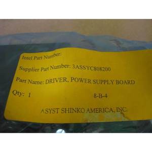 Controlador ASYST SHINKO 3ASSYC808200, Placa de Alimentación - Equipo y Piezas de Semiconductores de Confianza de Marca Global - Product Image 1