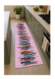Meilleur Tapis de Sol Moderne Fait Main en Polyester Chenille à Carreaux, Tapis de Porte, Tapis de Zone, Tapis Lavable pour Salle de Bain et Cuisine, Tapis de Pique-nique et Tapis de Yoga - Product Image 5