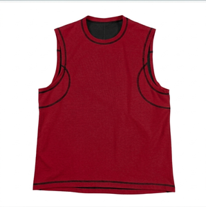 Camiseta sin Mangas de Color Sólido para Hombre, Cuello Redondo, Estilo Casual, Unisex, Personalizable con Logotipo - Product Image 1