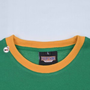 เสื้อสเวตเชิ้ตคอกลมแบบสั่งทำพิเศษสำหรับผู้ชาย ทรงปกติ สีเหลืองเขียว ผ้าฟลีซ สวมใส่สบายๆ สำหรับฤดูใบไม้ร่วง ผลิตโดย MRI Shirts - Product Image 5