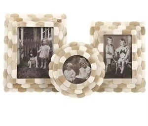 Luxury Handmade <b>White</b> Bone Inlay Oval Photo <b>Frame</b> Decorative Tabletop <b>Picture</b> <b>Frame</b> Artisan Home Decor Wedding Gift Hotel Office - Product Image 3