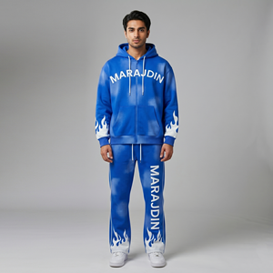 Survêtements confortables et respirants, vêtements de sport de haute qualité, survêtement de jogging personnalisé pour hommes, survêtement brodé pour hommes - Product Image 1