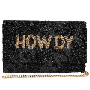 กระเป๋าคลัทช์งานปาร์ตี้ประดับลูกปัดสีดำสำหรับผู้หญิงกระเป๋าสะพายไหล่กระเป๋าหรูหราและกระเป๋าถืองานปาร์ตี้ - Product Image 1