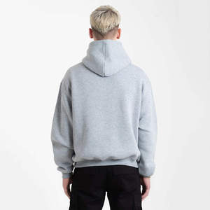 Sudadera con Capucha Oversize de 500 g/m² con Logotipo Personalizado para Hombre, Estilo Urbano Liso, Sudadera con Capucha de Forro Polar Unisex al por Mayor - Product Image 3