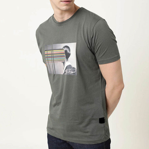 T-shirt imprimé pour homme, mode streetwear confortable, coupe décontractée, usage quotidien - Product Image 1