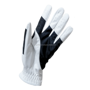 Guante de Golf de mano izquierda con logotipo personalizado de alta calidad, cuero sintético transpirable, PU, hecho para hombres y mujeres, equipo deportivo Cabretta de Indonesia - Product Image 4