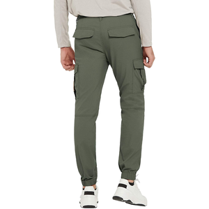 Top quality Factory wear 100% cotton Spandex Drawstring hot selling Waist <b>Slim</b> Fit Sports <b>Jogger</b> Pants for Men - Product Image 4
