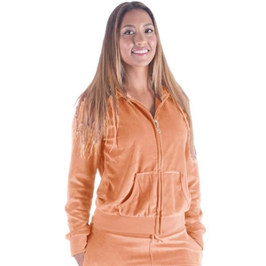 Twin City Combinaison polaire à capuche pour femme, manches longues, couleur unie, longueur complète, vêtements de nuit confortables, toutes saisons, coupe régulière - Product Image 3