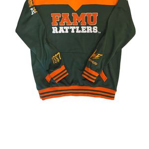 Sweat-shirt en molleton à col rond pour homme avec impression en relief FLORIDA A&M Fraternity, personnalisé, en chenille, taille plus, respirant, polyester/coton - Product Image 4