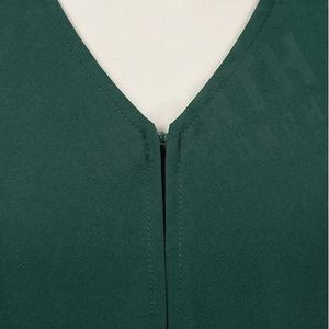 Abaya Niqab de Haute Qualité pour Femmes Musulmanes, Robe Respirante en Tissu Nida à Une Seule Couche, Vêtement Islamique Modeste pour la Prière, Couleur Personnalisée - Product Image 4