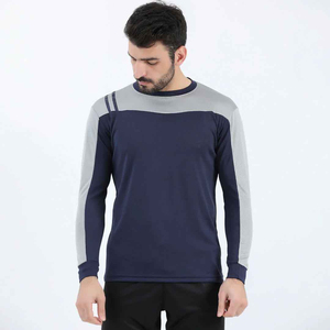 T-shirts de sport tendance pour adultes, 100% coton tricoté, séchage rapide, respirant, anti-rétrécissement, manches raglan, col rond, personnalisable - Product Image 4