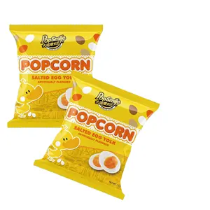Free Sample Available Popcorn Salted Egg Flavor Halal Food Snack