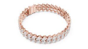 Bracelet en or jaune 14 carats avec diamant de laboratoire en forme de poire pour femme, à porter au quotidien |   Diamant pur cultivé en laboratoire - Product Image 4