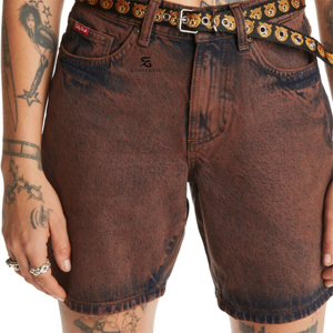 Shorts Bermuda en Jean Taille Haute pour Homme, Style Décontracté en Coton Lavé, Fermeture Boutonnée, Poches, Short d'Été 2026 - Product Image 3