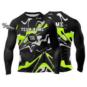 Camiseta de Protección Solar Unisex, Nuevo Diseño, Hecha a Medida, Spandex/Poliéster de Alta Calidad, 220g, Manga Larga, Transpirable, Secado Rápido, OEM Personalizado - Product Image 3