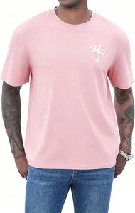 เสื้อยืดโอเวอร์ไซส์ผ้าฝ้ายแท้ 100% น้ำหนัก 220 กรัม พิมพ์ลายตามสั่งที่ไหล่ สไตล์ฮิปฮอป ไซส์พลัส ผ้าฝ้ายแท้ 100% ทรงบ็อกซี่ สำหรับผู้ชาย - Product Image 2