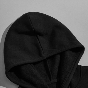 Fabricant de vêtements OEM sur mesure – Ensemble veste zippée coupe-vent unie et pantalon à cordon de serrage à manches longues pour homme – Collection automne - Product Image 5