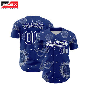 Dernier meilleur matériau saison en stock maillot de baseball à quantité minimale de commande bas personnalisé entièrement par sublimation pour hommes - Product Image 5