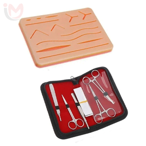 Kit de formation en suture pour étudiants avec instruments chirurgicaux et coussin d'entraînement pour la pratique manuelle - Product Image 3