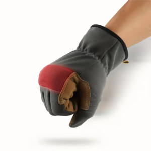 Gants de travail anti-vibration, anti-coupure, en cuir de qualité supérieure, robustes, pour mécaniciens, anti-choc, résistants aux chocs - Product Image 5