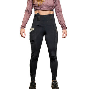 Legging tactique en nylon et spandex pour femme, avec étui dissimulé pour arme à feu, pour le port et le tir - Product Image 1