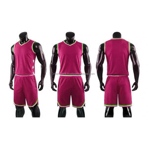 ชุดบาสเก็ตบอลทีมมืออาชีพ พิมพ์ชื่อและหมายเลขตามสั่ง สีม่วง ชุดเสื้อเจอร์ซีย์บาสเก็ตบอล ระบายอากาศได้ดี ซับเหงื่อ ไซส์ใหญ่พิเศษ - Product Image 4