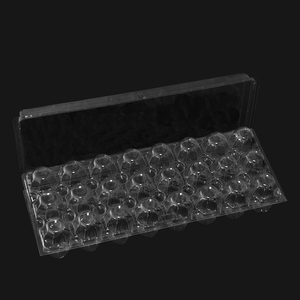Vente directe d'usine, plateau en PET pour 24 œufs de <span class=keywords><strong>caille</strong></span>, boîte à œufs en plastique durable pour œufs de <span class=keywords><strong>caille</strong></span>/pigeon <span class=keywords><strong>jumbo</strong></span> - Product Image 6