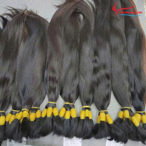 Extensiones de Cabello Humano Vietnamita 100% Natural de un Solo Donante, Cabello Liso Natural, Color Natural, Venta al Por Mayor, Listo para Enviar - Product Image 5