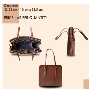 Bolso Bandolera de Cuero Genuino Hecho a Medida en EE. UU., para Mujer, Multiusos, con Capacidad de 30-40L - Product Image 3
