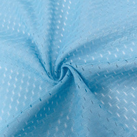 Tissu de maille de trou de polyester ultra léger 68D lisse respirant et durable pour la doublure et l'usure active