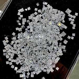 Diamants de laboratoire de qualité excellente, taille princesse, scintillants, CVD HPHT, certifiés IGI, pour la création de bijoux - Product Image 4