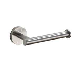 Modern Brushed Nickel Toilet Paper Holder Stainless Steel Wall Mounted Tissue <b>Roll</b> <b>Rack</b> Bathroom Hardware Single Post Holder - Product Image 1