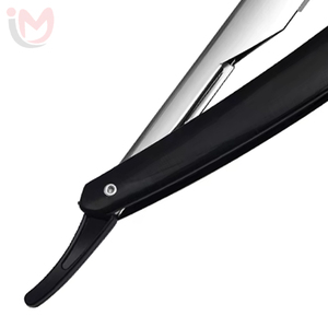 IMANS ENTERPRISES Manual Folding <b>Razor</b> with Replaceable Stainless Steel Blade Plastic Handle for Barber Face Shaving - Product Image 3