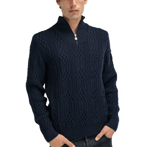 <b>Men</b> Quarter Zip Golf Sweatshirt Fleece Lined Long Sleeve Heather Mid Weight 1/4 Zip Half Zip <b>Sweater</b> 100% Cotton Breathable - Product Image 1