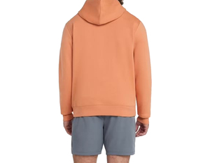 Sudadera con Capucha para Hombre, Color Sólido, Informal, para Otoño, Naranja, Transpirable, 100% Algodón, Felpa, Tejido de Punto - Product Image 3