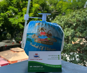 Noix de coco fraîche du Vietnam avec gravure au laser propre et longue durée de conservation pour la vente au détail de jus de café et le service alimentaire - Product Image 4