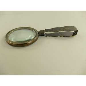 Loupe Nautique en Laiton Antique avec Support OEM pour Lecture, Inspection et Usage au Bureau – Idéale pour Cadeaux - Product Image 1