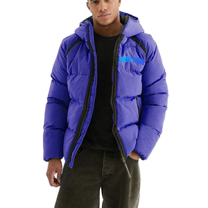 New Custom Coated Front Men Winter Puffer <b>Jacket</b> High Quality Customized <b>Plus</b> <b>Size</b> Windproof Breathable - Product Image 2