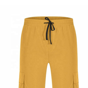 Pantalon cargo en toile sur mesure de haute qualité pour homme, multi-poches, nouveau design, respirant, léger, style streetwear décontracté, logo - Product Image 3