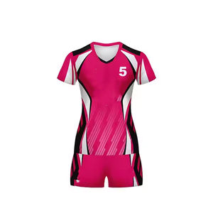 Uniformes de Voleibol de Manga Corta con Nuevo Diseño Cómodo, Ropa Deportiva Unisex Transpirable y Antibacteriana - Product Image 2
