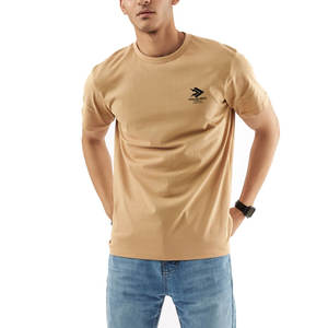 Diseña tu propio logotipo, camiseta 100% algodón para hombre, cuello redondo, camiseta estilo urbano para adulto - Product Image 1