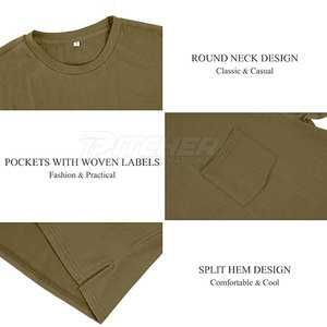 Camiseta Extra Grande para Hombre, Corte Holgado Premium, Estilo Urbano, Algodón Suave, Cómoda para Uso Diario Informal - Product Image 5