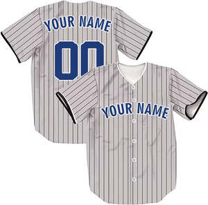 Men's Summer Sports Fashion Breathable Printed Baseball Jerseys Digital Printed Men's Softball Uniforms Sublimation Sportswear - Product Image 6