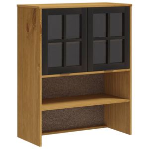 Plateau en bois massif chêne et pin pour buffet en verre trempé et plastique - Product Image 2