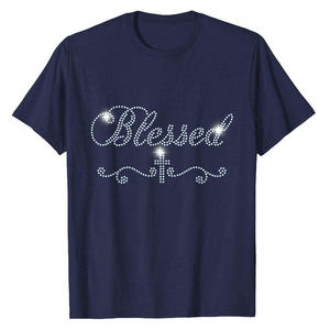 Camiseta Clásica Personalizada para Hombre, Manga Corta, Cuello Redondo con Pedrería, Camiseta Básica de Alta Calidad y Gran Demanda, AI-TS-10 - Product Image 3