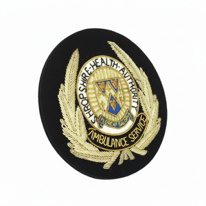 Badges d'uniforme brodés sur mesure OEM ODM faits à la main, badges en fil de soie 3D - Product Image 5