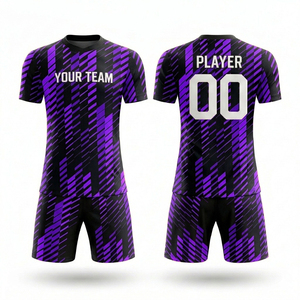 Uniformes de Fútbol Personalizados de Alta Calidad para Hombre y Jóvenes, Conjuntos de Uniformes de Fútbol Transpirables para Entrenamiento y Partido - Product Image 3