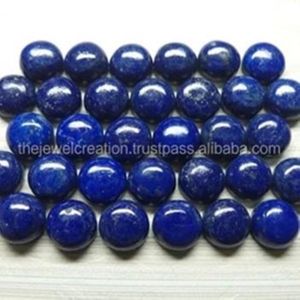 Cabujones Redondos Lisos de Lapislázuli Natural de 6mm, Certificados por IGI, Piedras Sueltas a Precio de Mayoreo para Joyería, Disponibles en Línea en Alibaba - Product Image 2
