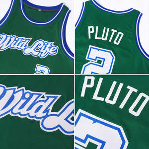 Camiseta de Baloncesto Verde Personalizada con Nombre del Equipo 00, Impresión por Transferencia de Calor, Malla Transpirable, 100% Poliéster, Cuello Redondo, Unisex, Talla Adulto - Product Image 4