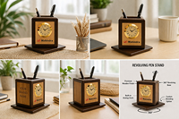 Cadeau promotionnel WorkPro personnalisé en bois pour bureau avec impression numérique – Boîte cadeau couleur personnalisée – Cadeau du Nouvel An chinois et de Noël